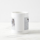 Der weiße Streifen Kaffeetasse (Mittel)