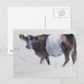 Der weiße Streifen Postkarte (Vorne/Hinten)
