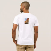 Der weiße T - Shirt der Männer mit Löweentwurf (Schwarz voll)
