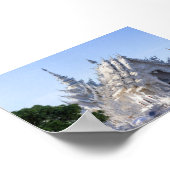 Der weiße Tempel Poster (Ecke)