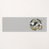 Der weiße Tiger gegen der grüne Drache im Yang Yogamatte (Vorderseite (Horizontal))