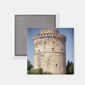 Der weiße Turm, der während der Magnet (Vorderseite/Rückseite)