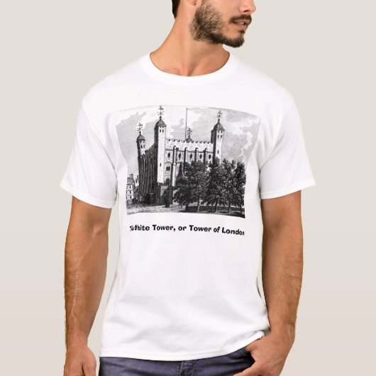 Der weiße Turm oder Tower von London T-Shirt (Vorderseite)