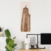 Der weiße Turm Poster (Heimbüro)