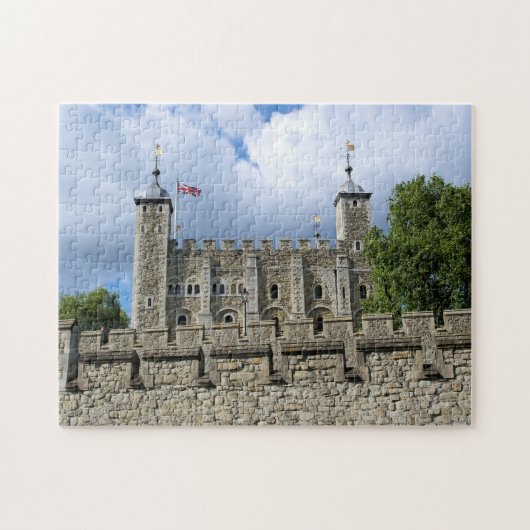 Der weiße Turm - Tower of London - 11 x 14 Zoll Puzzle (Horizontal)