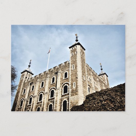 Der weiße Turm - Tower of London Postkarte (Vorderseite)