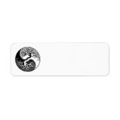 Der weiße und schwarze Baum des Lebens Yin Yang (Vorne)