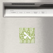 Der weiße Vogel Magnet (In Situ (Geschirrspüler))
