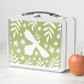 Der weiße Vogel Metall Brotdose (Beispiel)