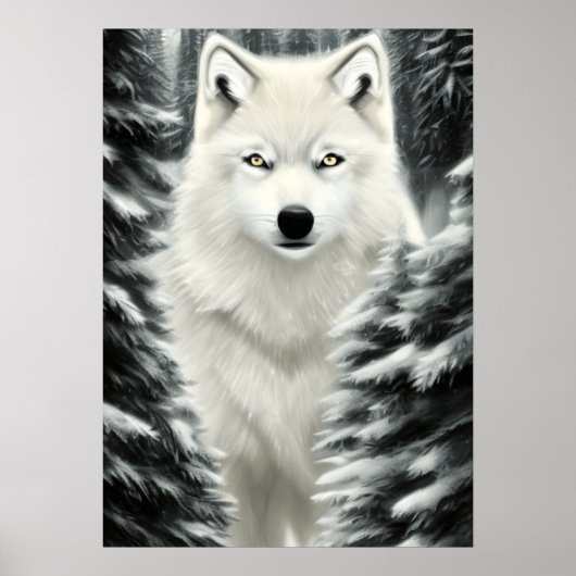 Der weiße Wolf Poster (Vorne)