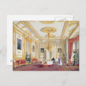 Der weiße Zeichnend Saal des Windsor Castle (Farbe Postkarte (Vorne/Hinten)