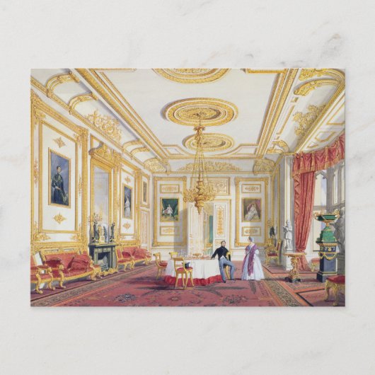 Der weiße Zeichnend Saal des Windsor Castle (Farbe Postkarte (Vorderseite)