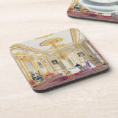 Der weiße zeichnende Raum an Windsor Schloss Untersetzer (Linke Seite)