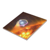 Der weiße Zwergstern in V407 Cygni Fliese (Seite)