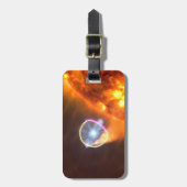 Der weiße Zwergstern in V407 Cygni Gepäckanhänger (Vorderseite vertikal)