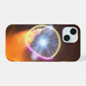 Der weiße Zwergstern in V407 Cygni iPhone 15 Hülle (Rückseite (Horizontal))