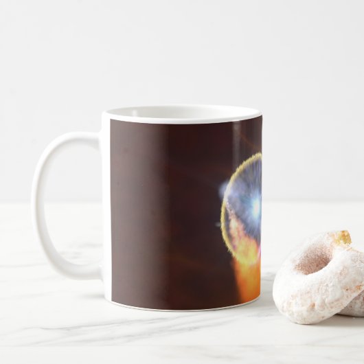 Der weiße Zwergstern in V407 Cygni Kaffeetasse (Mit Donut)