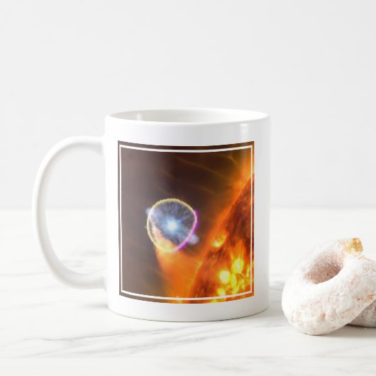 Der weiße Zwergstern in V407 Cygni Kaffeetasse (Mit Donut)
