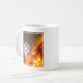 Der weiße Zwergstern in V407 Cygni Kaffeetasse (Vorderseite Links)