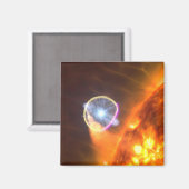 Der weiße Zwergstern in V407 Cygni Magnet (Vorderseite/Rückseite)