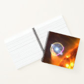 Der weiße Zwergstern in V407 Cygni Notizblock (Innenseite)