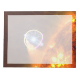 Der weiße Zwergstern in V407 Cygni Notizblock