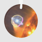 Der weiße Zwergstern in V407 Cygni Ornament (Rückseite)