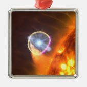 Der weiße Zwergstern in V407 Cygni Ornament Aus Metall (Vorne)