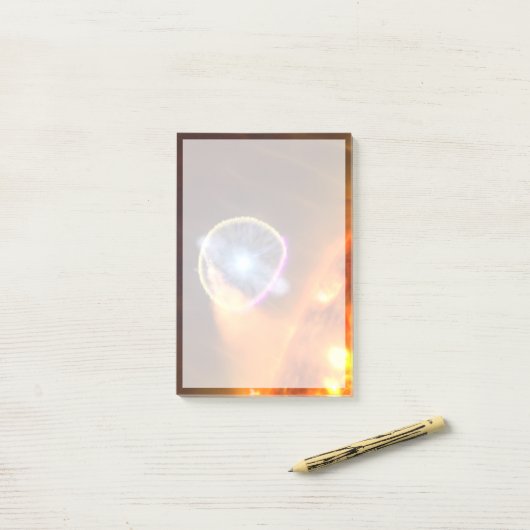 Der weiße Zwergstern in V407 Cygni Post-it Klebezettel (Auf Schreibtisch)