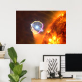 Der weiße Zwergstern in V407 Cygni Poster (Heimbüro)