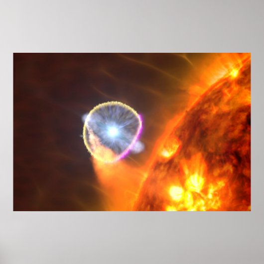 Der weiße Zwergstern in V407 Cygni Poster (Vorne)