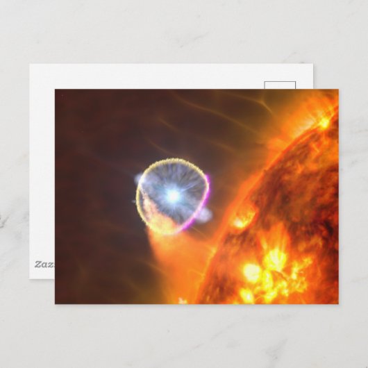 Der weiße Zwergstern in V407 Cygni Postkarte (Vorne/Hinten)