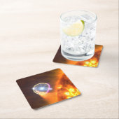 Der weiße Zwergstern in V407 Cygni Rechteckiger Pappuntersetzer (Vor Ort)