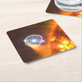 Der weiße Zwergstern in V407 Cygni Rechteckiger Pappuntersetzer (angewinkelt)