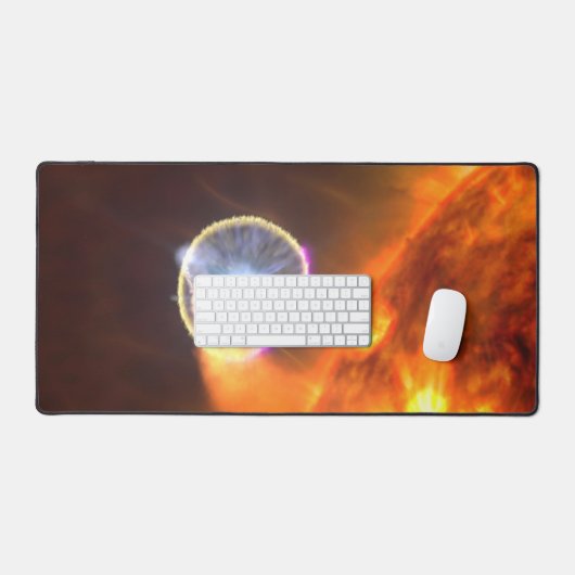 Der weiße Zwergstern in V407 Cygni Schreibtischunterlage (Tastatur & Maus)