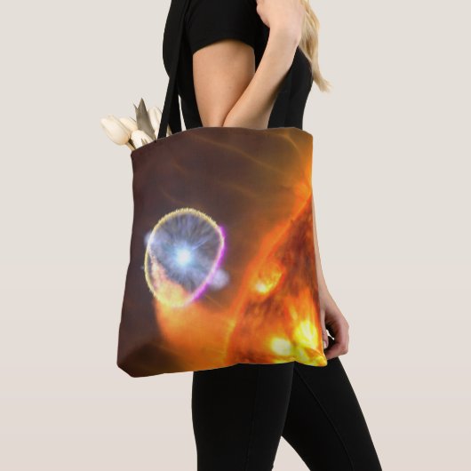 Der weiße Zwergstern in V407 Cygni Tasche (Von Nahem)