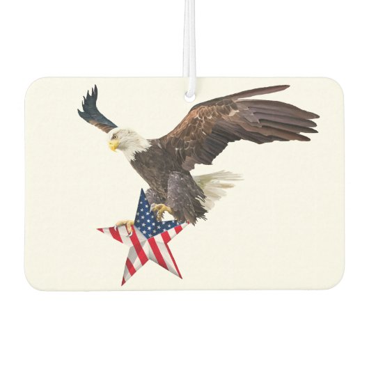 Der Weißkopfseeadler Autolufterfrischer (Vorderseite)