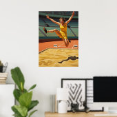 DER WEITSprung (The Long Jump) Poster (Heimbüro)