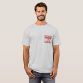 Der Wels-Köder-Seifen-T - Shirt des Rednecken (Vorne ganz)
