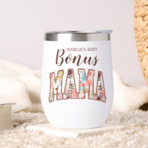 Der Welt beste Bonus Mama-Muttertag mit zwei Fotos