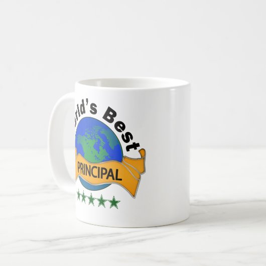 Der Welt die Direktion gut Kaffeetasse (Vorderseite Links)