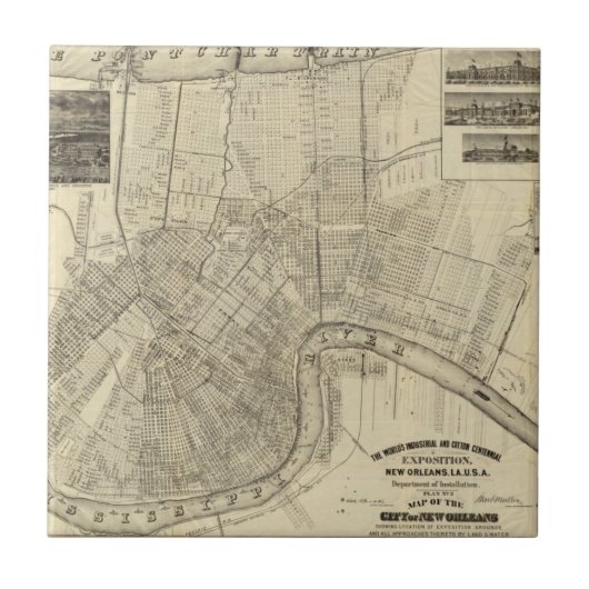 Der Welt industriell Fliese (Vorderseite)