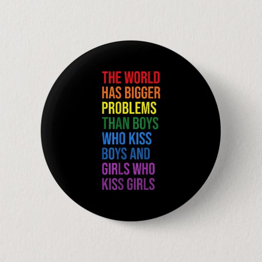 Der Welt Monat Der Lgbtqia+-Pride Button (Vorderseite)