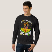 Der Welt-Tag der besten Pitbull-Mama Sweatshirt (Vorne ganz)