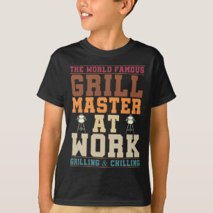 Der weltberühmte Grillmeister bei der Arbeit Lusti T-Shirt