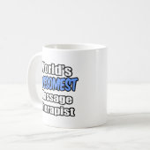 Der weltberühmteste Massagetherapeut Kaffeetasse (Vorderseite Links)