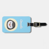 der weltberühmteste Reisende. Gepäckanhänger (Vorderseite horizontal)