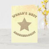 Der weltbeste Archäologe Golden Star Karte (Gelbe Blume)