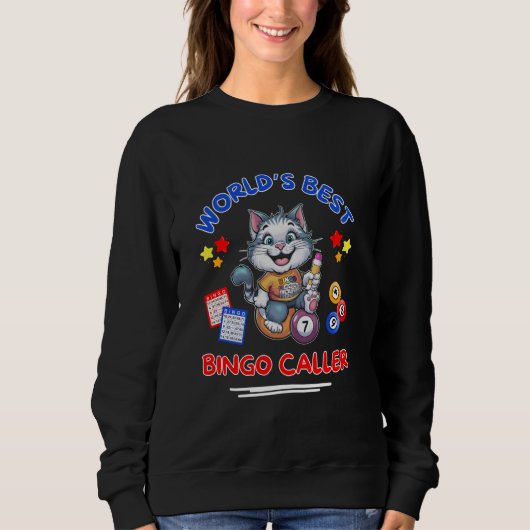Der weltbeste Bingo Caller Funny Bingo Player Luck Sweatshirt (Vorderseite)