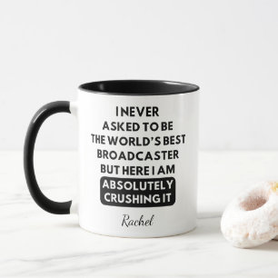 Der weltbeste Broadcaster Funny Tasse